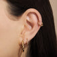 Gold By Manna - Gold Twisted Hoop Earrings - 14K Solid Gold Jewelry