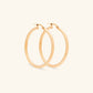 Gold By Manna - Gold Large Thin Hoops - 14K Gold Jewelry