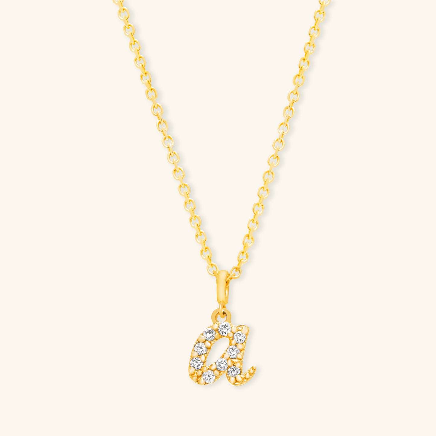 Gold By Manna - Gold Pave Diamond Pendant Necklace - Fine Jewelry