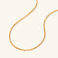 Gold By Manna - Gold Rounded Box Chain Necklace - 14K Gold Jewelry