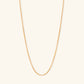 Gold By Manna - Gold Rounded Box Chain Necklace - 14K Gold Jewelry