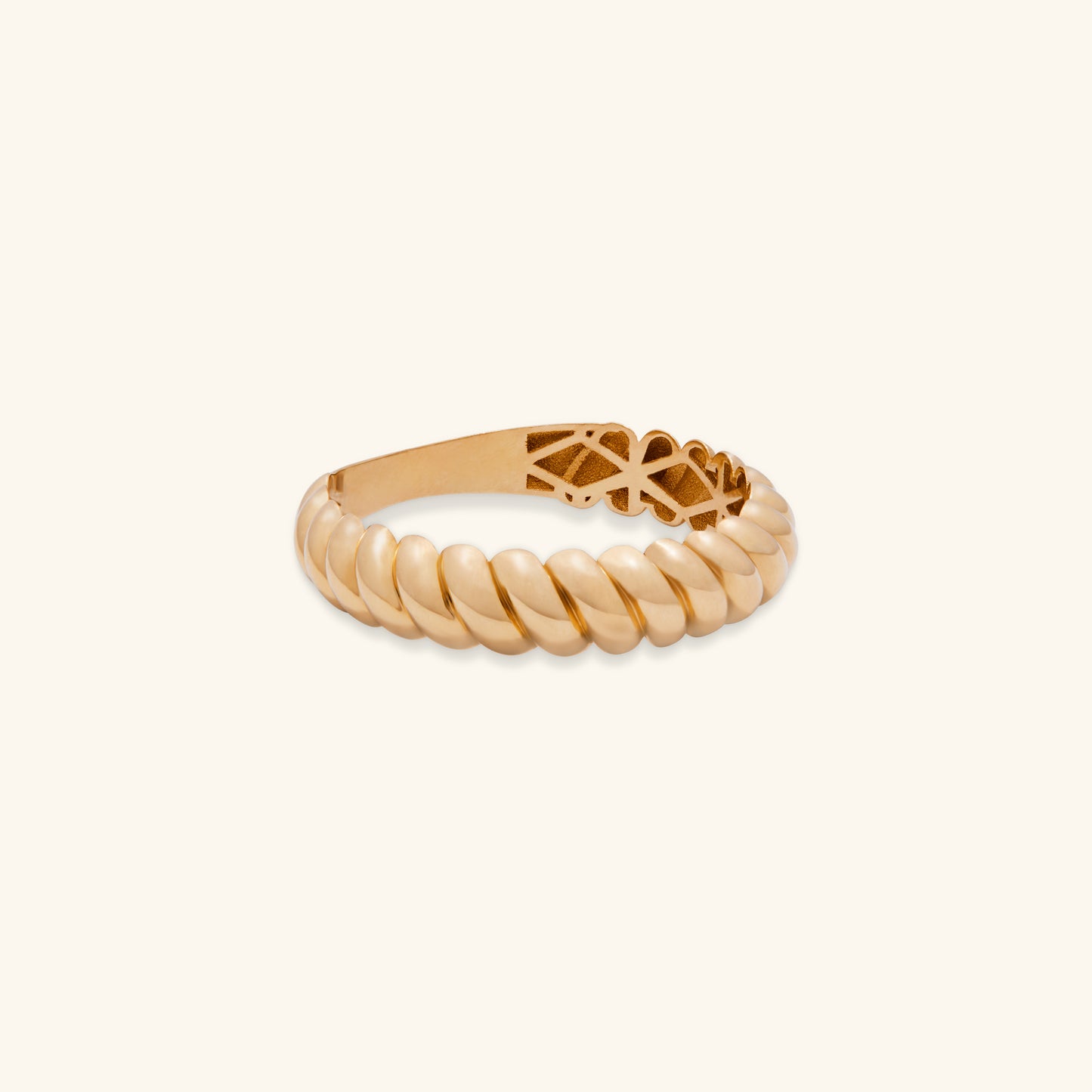 Gold By Manna - Gold Twist Ring - 14K Jewelry