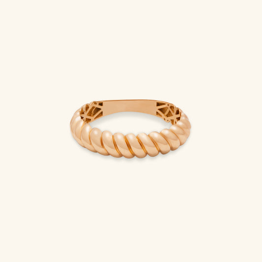 Gold By Manna - Gold Twist Ring - 14K Jewelry