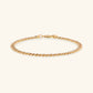 Gold By Manna - Gold Two-Tone Cuban Link Bracelet - 14K Jewelry