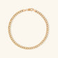 Gold By Manna - Gold Two-Tone Cuban Link Bracelet - 14K Jewelry