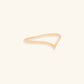 Gold By Manna - Gold V Stacking Ring - 14K Gold Rings